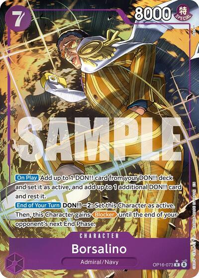 Borsalino (Alternate Art) (OP16-073) [The Time of Battle] | Jack's On Queen