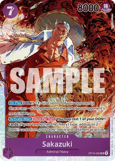 Sakazuki (OP16-065) [The Time of Battle] | Jack's On Queen