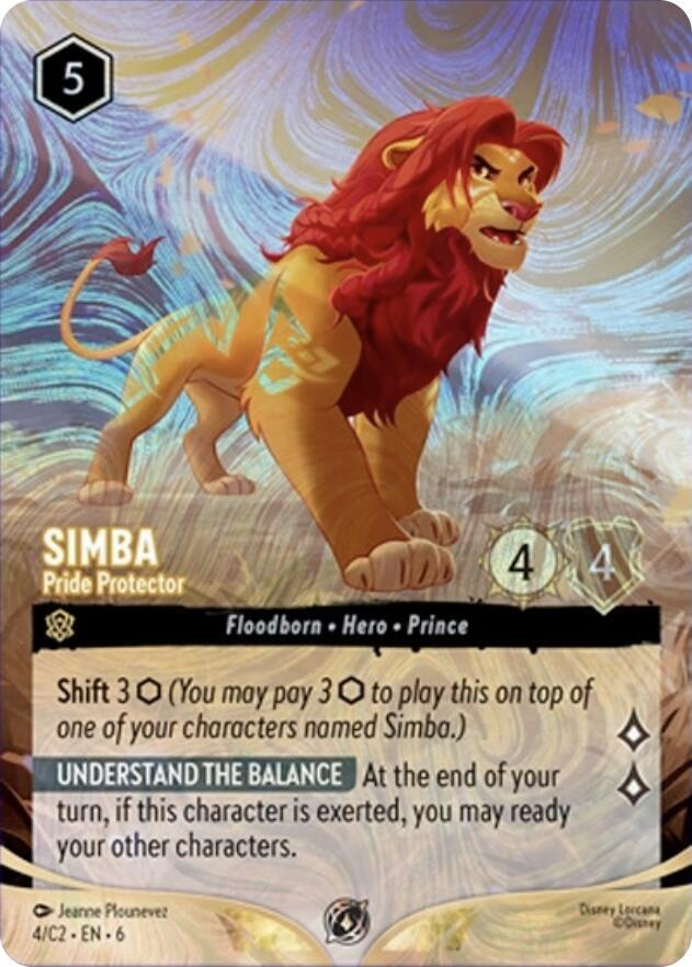 Simba - Pride Protector (Foil) (4) [Disney Lorcana Promo Cards] | Jack's On Queen