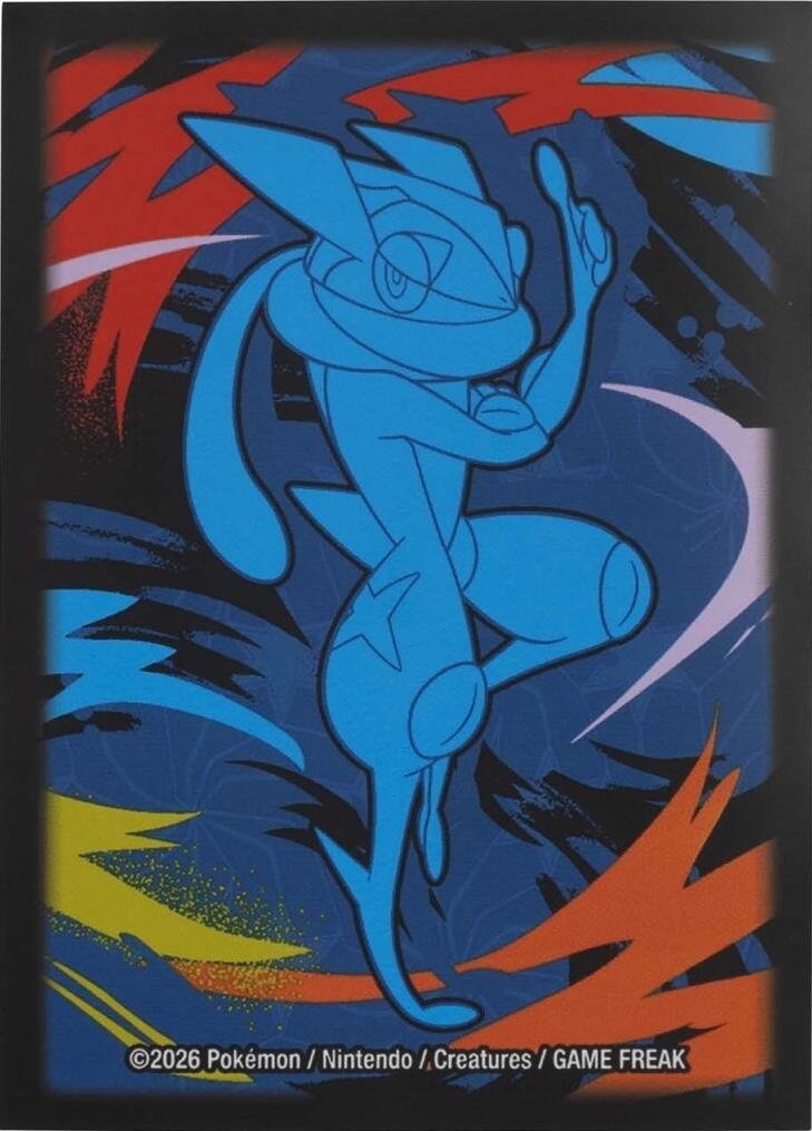 Card Sleeves - Greninja Slashing Waves (65-Pack) | Jack's On Queen