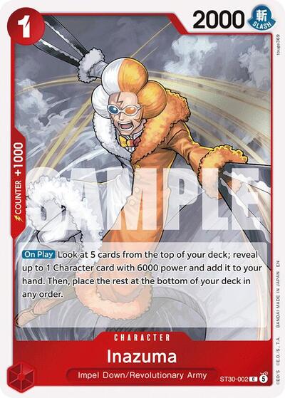 Inazuma (ST30-002) [Starter Deck EX: Luffy & Ace] | Jack's On Queen
