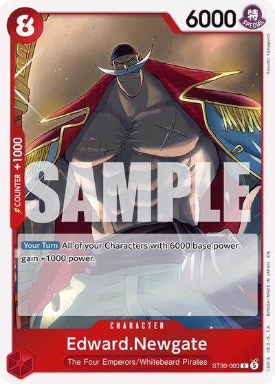 Edward.Newgate (ST30-003) [Starter Deck EX: Luffy & Ace] | Jack's On Queen