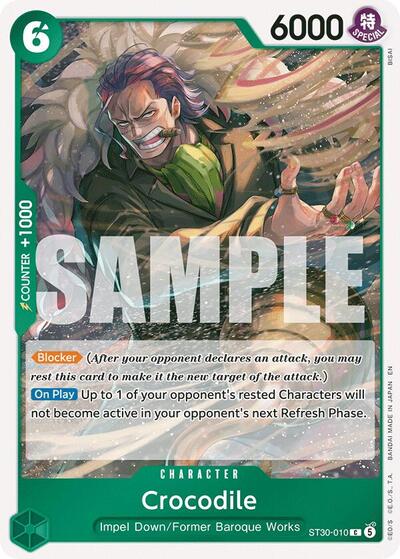 Crocodile (ST30-010) [Starter Deck EX: Luffy & Ace] | Jack's On Queen