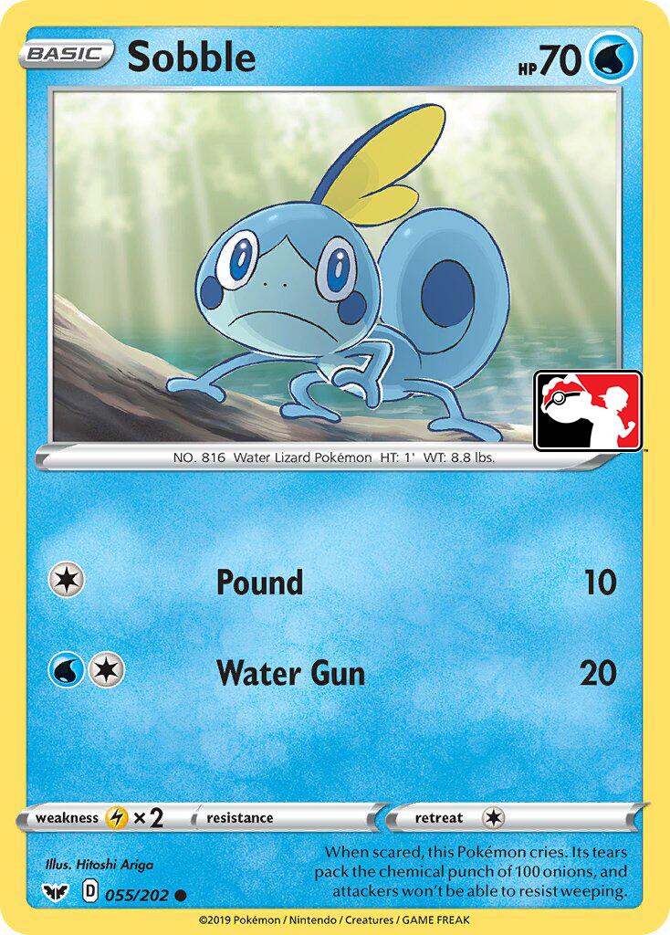 Sobble (055/202) (Library Exclusive) [Sword & Shield: Base Set] | Jack's On Queen