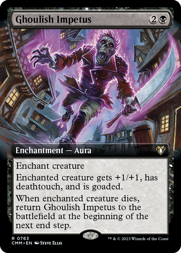 Ghoulish Impetus (Extended Art) [Commander Masters] | Jack's On Queen