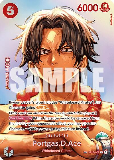 Portgas.D.Ace (SP) (ST15-005) [The Time of Battle] | Jack's On Queen