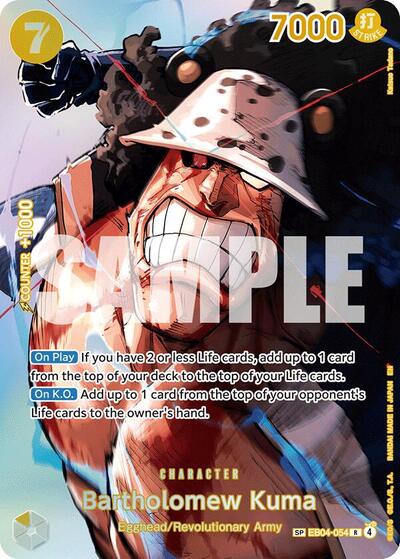 Bartholomew Kuma (SP) (EB04-054) [The Time of Battle] | Jack's On Queen