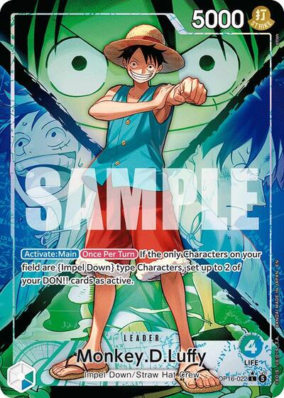 Monkey.D.Luffy (022) (Alternate Art) (OP16-022) [The Time of Battle] | Jack's On Queen