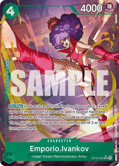 Emporio.Ivankov (026) (Alternate Art) (OP16-026) [The Time of Battle] | Jack's On Queen