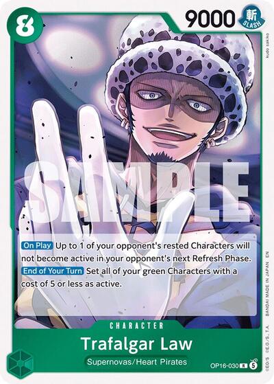 Trafalgar Law (030) (OP16-030) [The Time of Battle] | Jack's On Queen