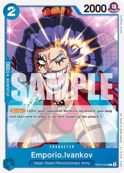 Emporio.Ivankov (044) (OP16-044) [The Time of Battle] | Jack's On Queen