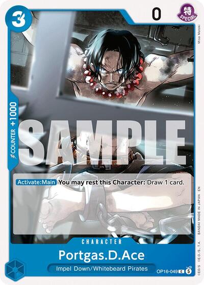 Portgas.D.Ace (049) (OP16-049) [The Time of Battle] | Jack's On Queen