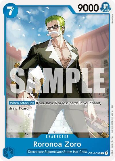 Roronoa Zoro (053) (OP16-053) [The Time of Battle] | Jack's On Queen