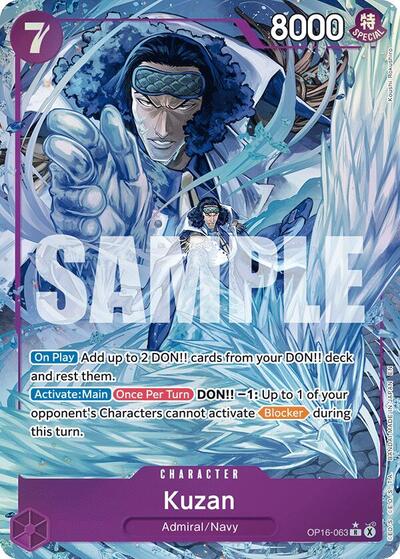 Kuzan (Alternate Art) (OP16-063) [The Time of Battle] | Jack's On Queen