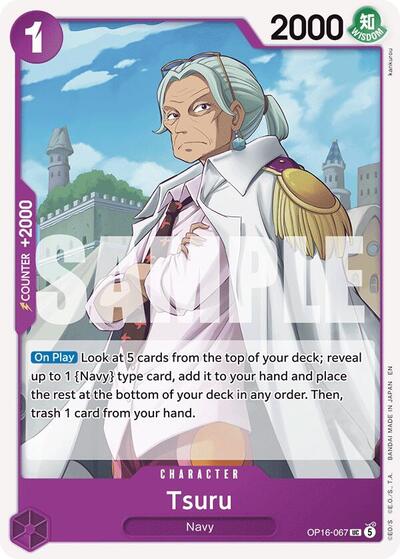 Tsuru (OP16-067) [The Time of Battle] | Jack's On Queen