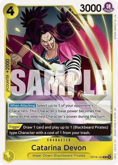 Catarina Devon (OP16-104) [The Time of Battle] | Jack's On Queen