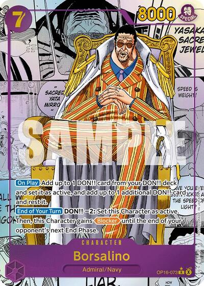 Borsalino (Manga) (OP16-073) [The Time of Battle] | Jack's On Queen