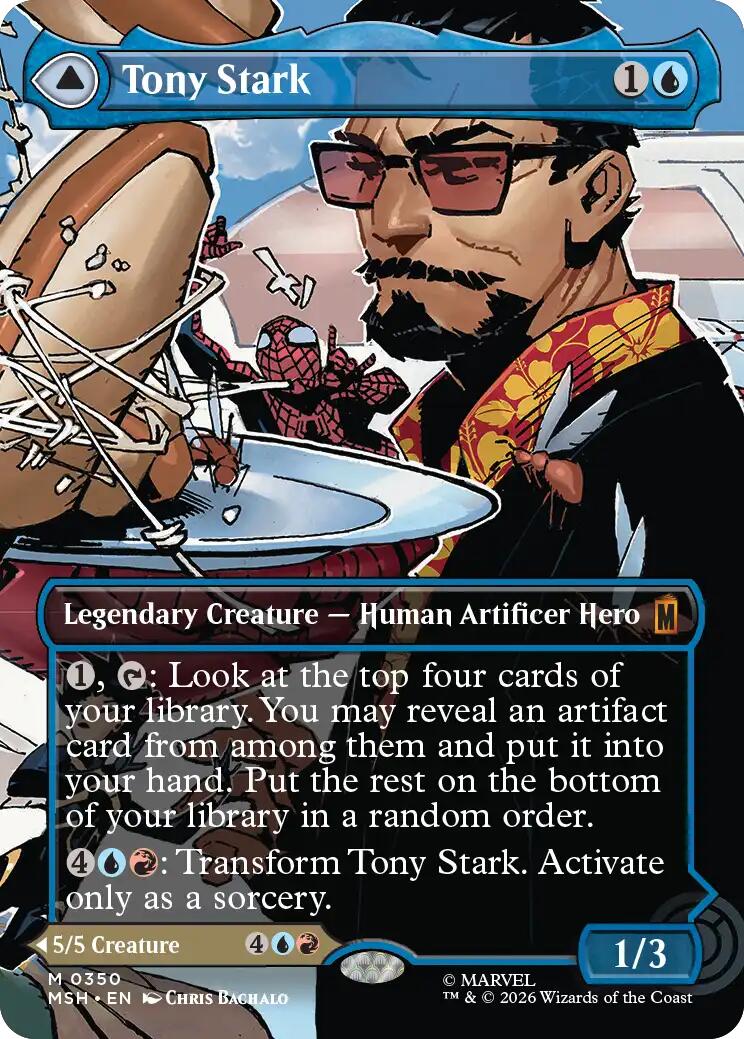 Tony Stark (Borderless) (0350) [Marvel Super Heroes] | Jack's On Queen