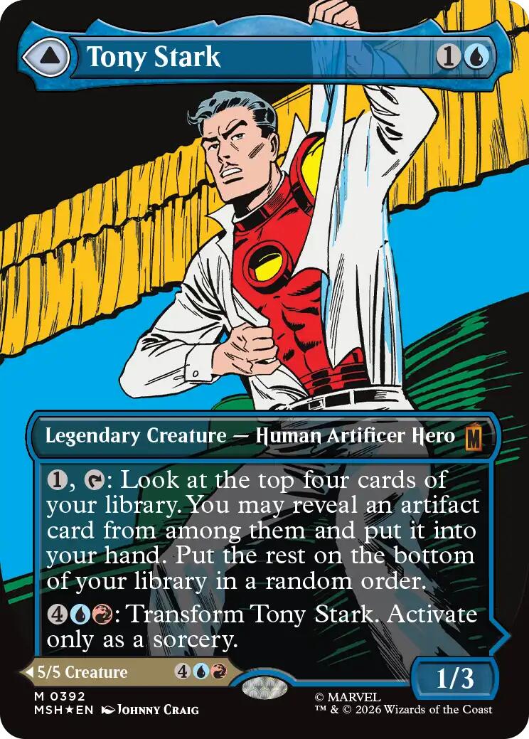 Tony Stark (Borderless) (0392) [Marvel Super Heroes] | Jack's On Queen