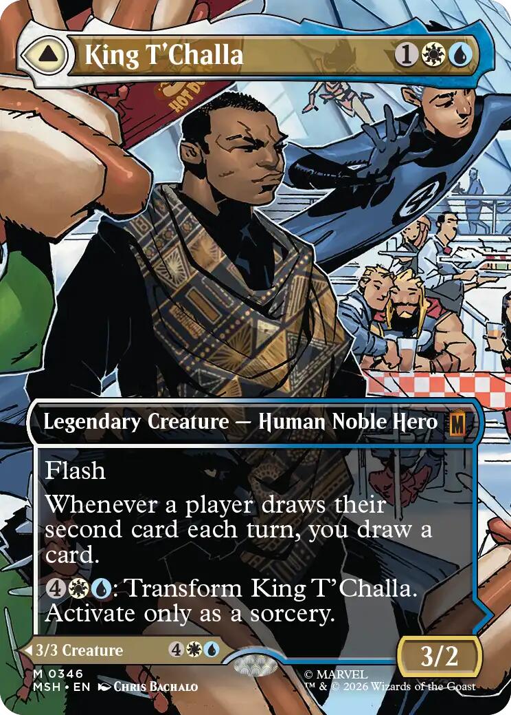 King T'Challa (Borderless) (0346) [Marvel Super Heroes] | Jack's On Queen