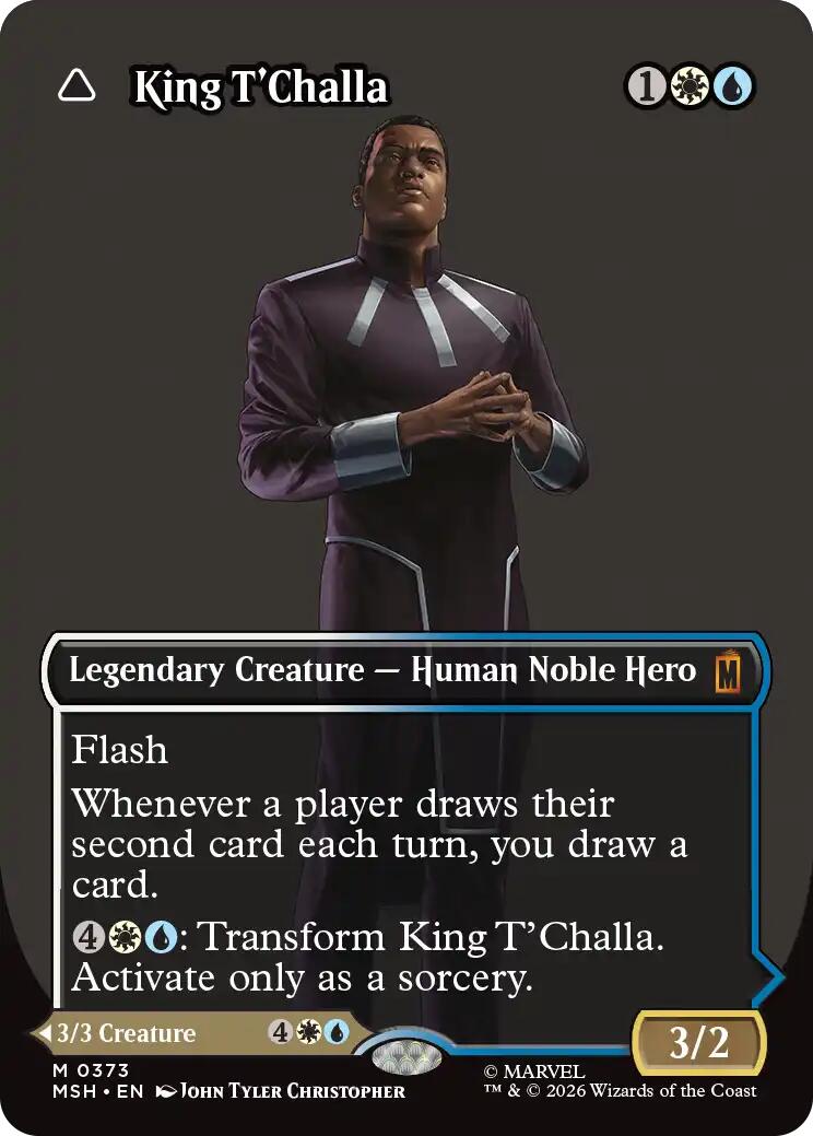 King T'Challa (Borderless) (0373) [Marvel Super Heroes] | Jack's On Queen