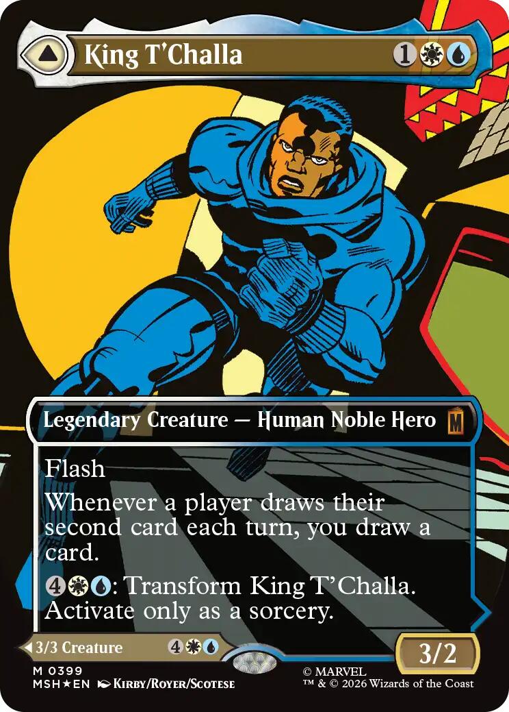 King T'Challa (Borderless) (0399) [Marvel Super Heroes] | Jack's On Queen