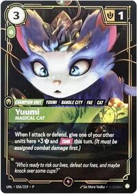 Yuumi - Magical Cat (056/219) [Riftbound Organized Play Promotional Cards] | Jack's On Queen