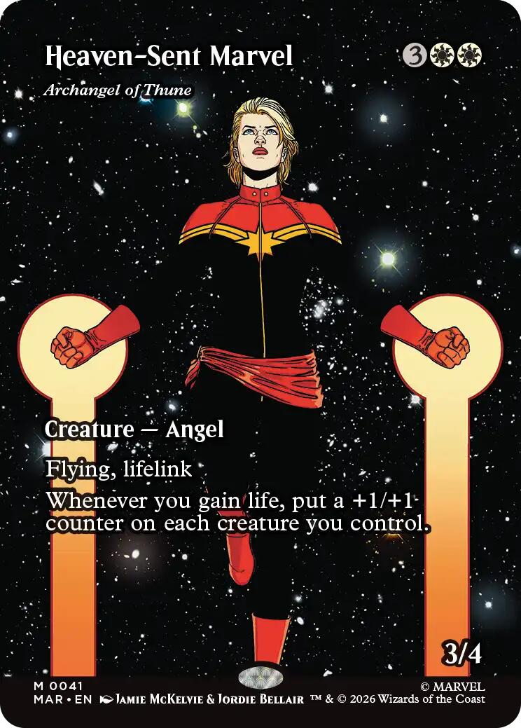 Heaven-Sent Marvel - Archangel of Thune (Borderless) [Marvel Universe: Eternal-Legal] | Jack's On Queen