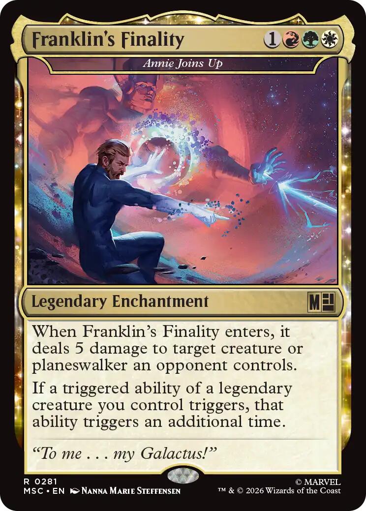 Franklin's Finality - Annie Joins Up (Surge Foil) [Marvel Super Heroes Commander] | Jack's On Queen
