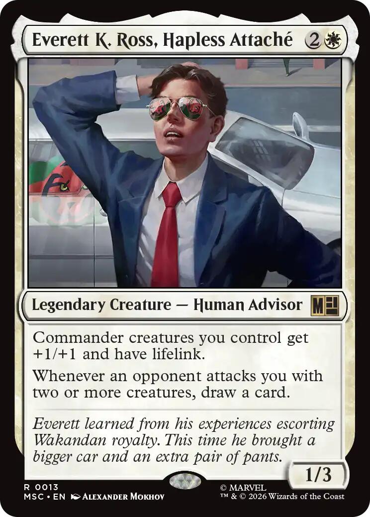 Everett K. Ross, Hapless Attache (Surge Foil) [Marvel Super Heroes Commander] | Jack's On Queen