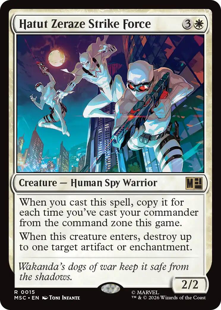 Hatut Zeraze Strike Force (Surge Foil) [Marvel Super Heroes Commander] | Jack's On Queen