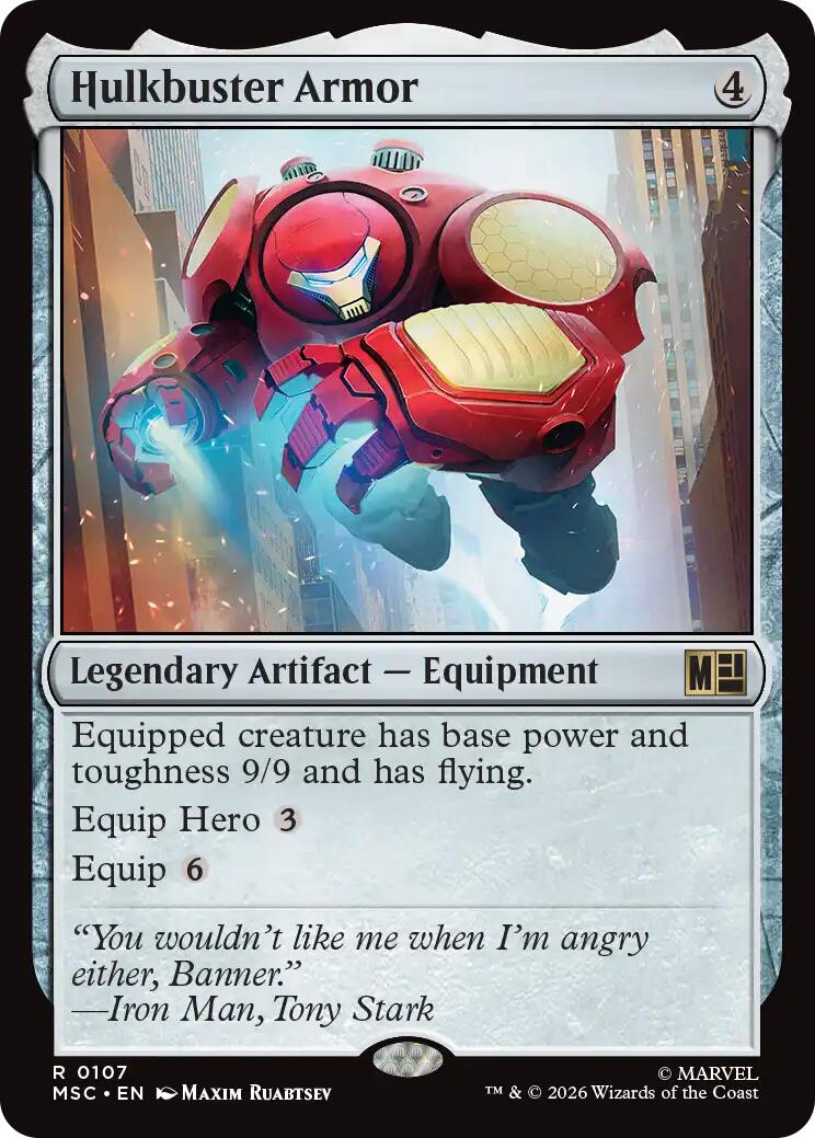 Hulkbuster Armor (Surge Foil) [Marvel Super Heroes Commander] | Jack's On Queen