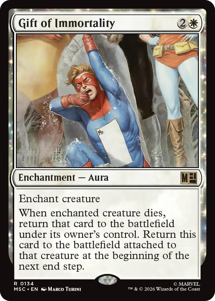 Gift of Immortality (Surge Foil) [Marvel Super Heroes Commander] | Jack's On Queen