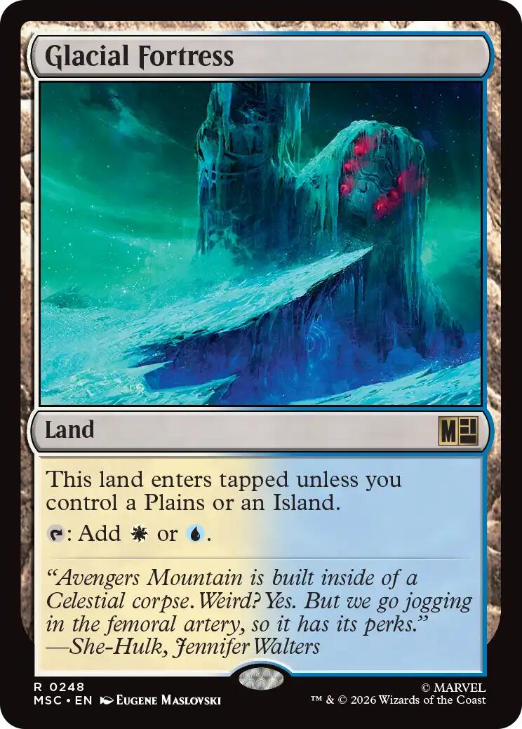 Glacial Fortress (Surge Foil) [Marvel Super Heroes Commander] | Jack's On Queen