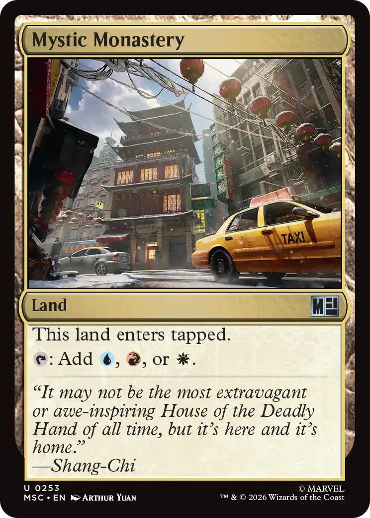 Mystic Monastery (Surge Foil) [Marvel Super Heroes Commander] | Jack's On Queen