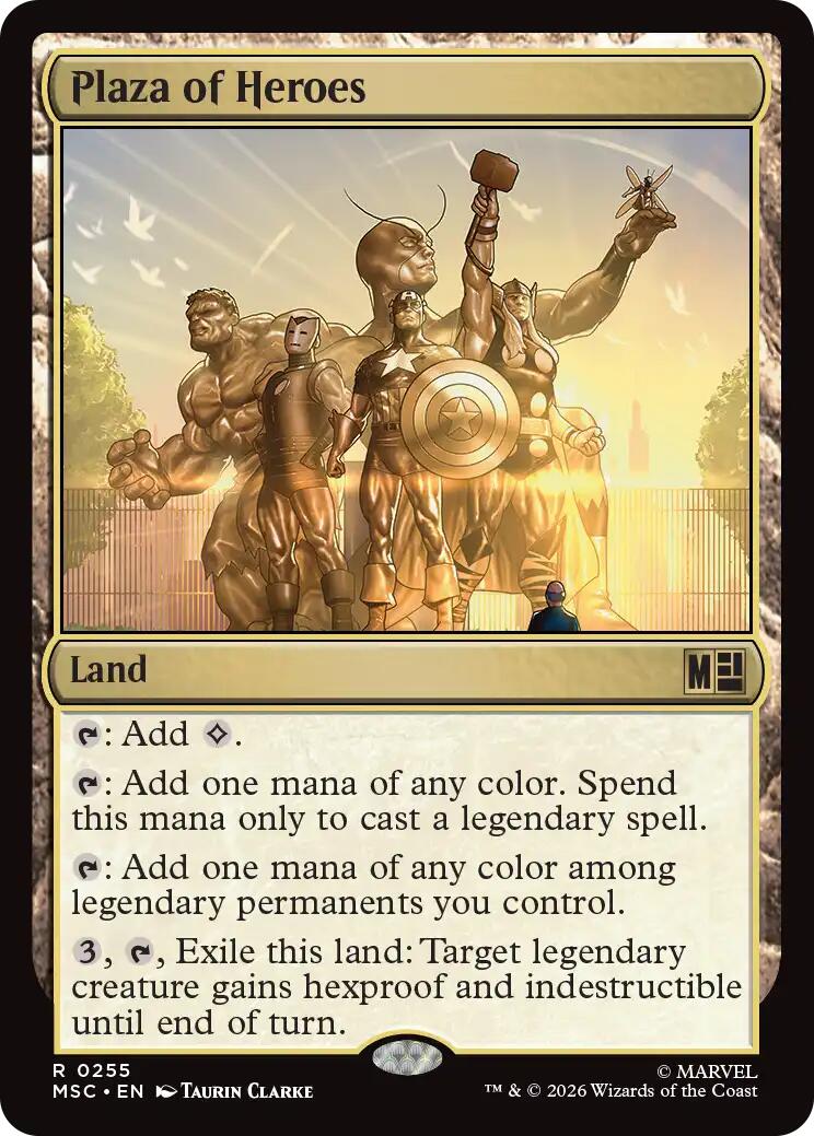 Plaza of Heroes (Surge Foil) [Marvel Super Heroes Commander] | Jack's On Queen