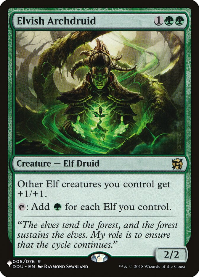 Elvish Archdruid [The List] | Jack's On Queen