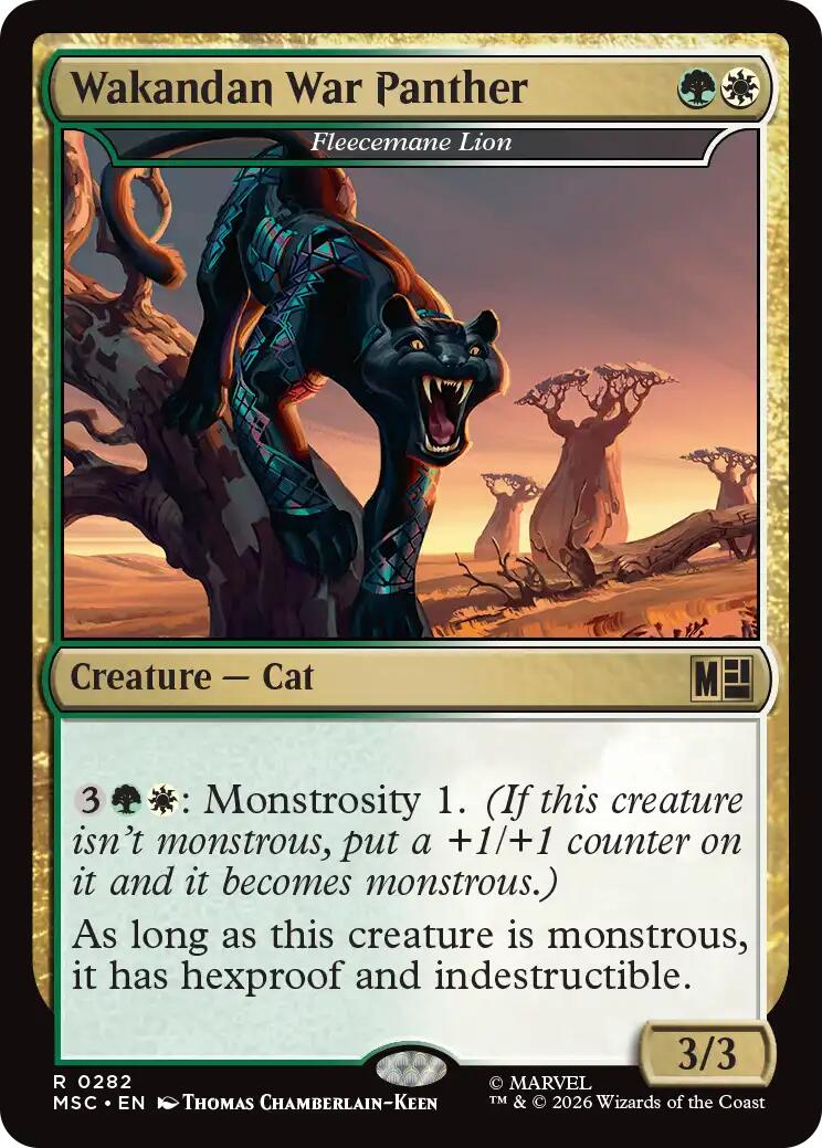 Wakandan War Panther - Fleecemane Lion [Marvel Super Heroes Commander] | Jack's On Queen