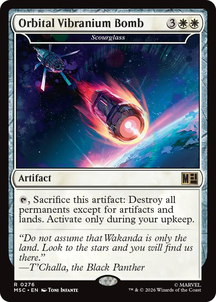 Orbital Vibranium Bomb - Scourglass (Surge Foil) [Marvel Super Heroes Commander] | Jack's On Queen