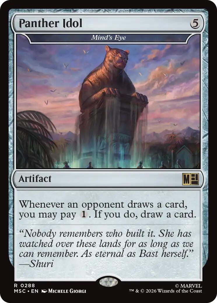 Panther Idol - Mind's Eye (Surge Foil) [Marvel Super Heroes Commander] | Jack's On Queen