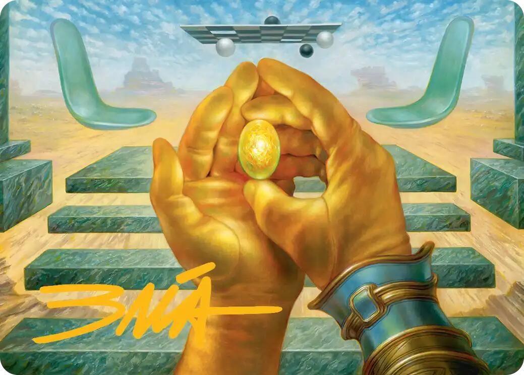The Mind Stone Art Card (Gold-Stamped Signature) [Marvel Super Heroes Art Series] | Jack's On Queen