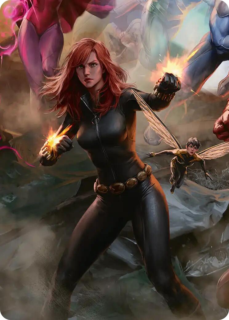 Black Widow, Intel Expert Art Card [Marvel Super Heroes Art Series] | Jack's On Queen