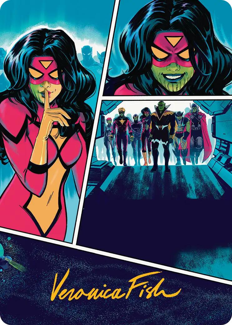 Secret Invasion Art Card (Gold-Stamped Signature) [Marvel Super Heroes Art Series] | Jack's On Queen
