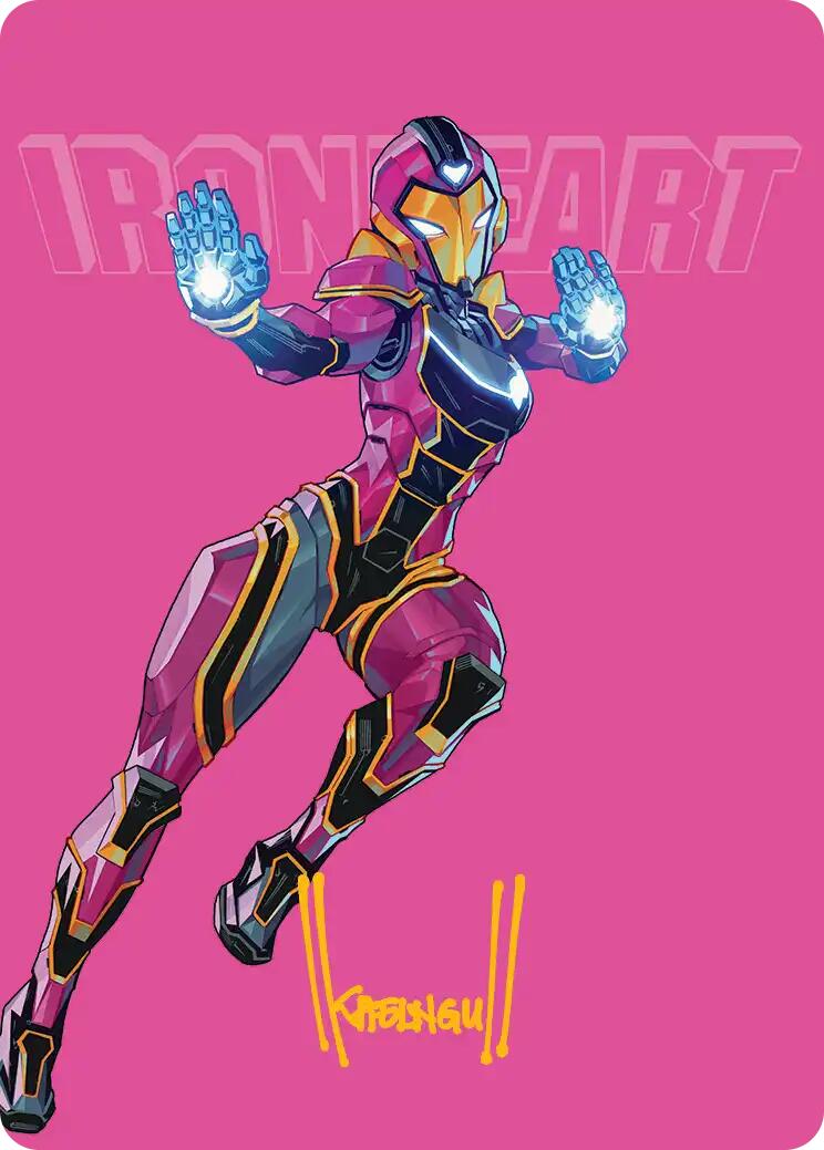 Ironheart, Clever Champion Art Card (Gold-Stamped Signature) [Marvel Super Heroes Art Series] | Jack's On Queen