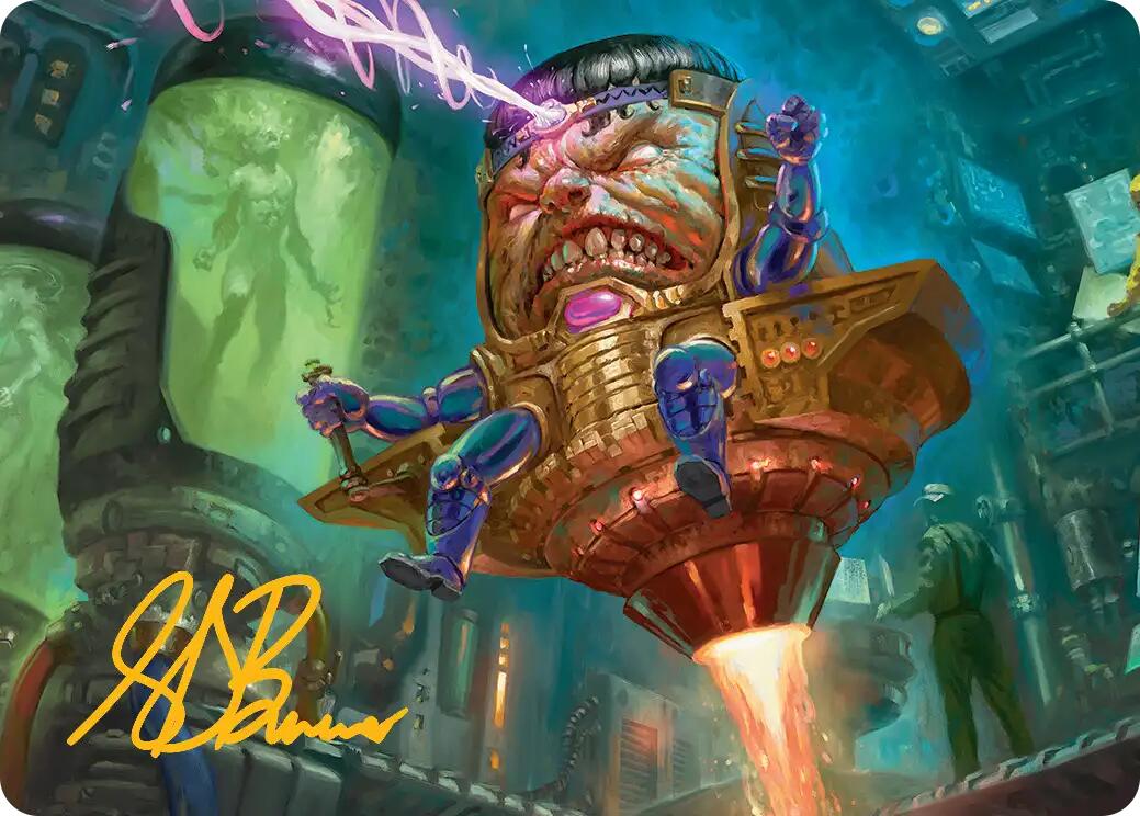 M.O.D.O.K. Art Card (Gold-Stamped Signature) [Marvel Super Heroes Art Series] | Jack's On Queen