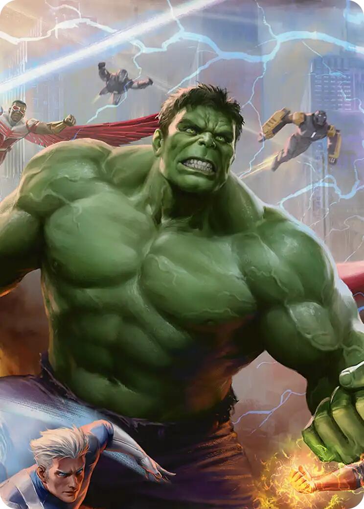 Hulk, Always Angry Art Card [Marvel Super Heroes Art Series] | Jack's On Queen