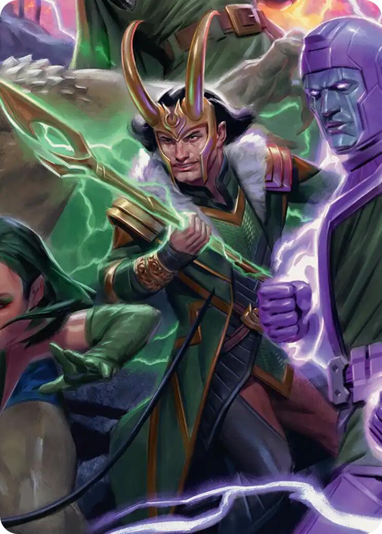 Loki, God of Lies Art Card [Marvel Super Heroes Art Series] | Jack's On Queen