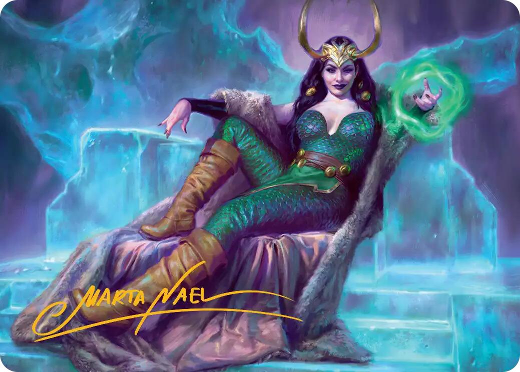 Lady Loki, Agent of Chaos Art Card (Gold-Stamped Signature) [Marvel Super Heroes Art Series] | Jack's On Queen