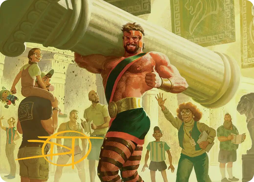 Hercules, Prince of Power Art Card (Gold-Stamped Signature) [Marvel Super Heroes Art Series] | Jack's On Queen