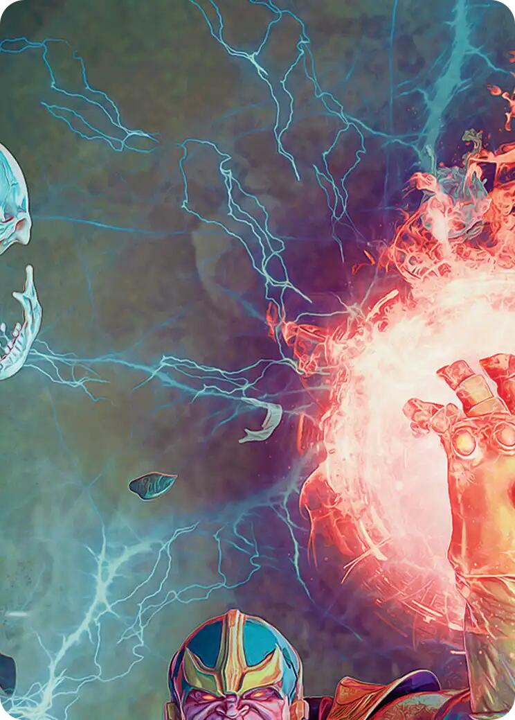 Thanos, the Mad Titan Art Card (2/9) [Marvel Super Heroes Art Series] | Jack's On Queen